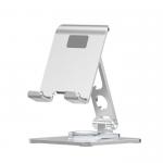 95*132*44MM Newest Luxury Design Portable 360 Degree Rotation Silver Aluminum Foldable Mobile Phone Bracket for sale