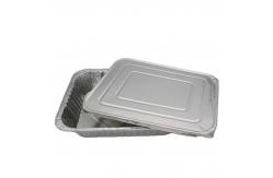 China Medium Aluminum Foil Tray Disposable Aluminium Foil Take Out Containers With Lid supplier