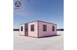 China Prebuilt Flat Pack 20ft Expandable Container House With Ensuite PVC Floor supplier