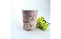China Custom Labeling Milk Powder Cannabis Tin Food Packaging Can With Plastic Lid supplier
