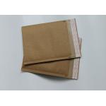Flat Kraft Paper Bubble Mailers Copperplate Printing For Shipping Gifts / Wears for sale