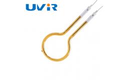 China 100-7600W Ring Infrared Heater Lamp , Gold Reflector Quartz IR tube heater supplier