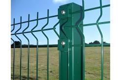 China 1530MM High 3D Welded Wire Fence , PVC Coated Welded Mesh Fencing supplier