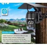 H.265 Mp4 4g Wifi Security Camera Solar Ptz Ir Night Vision for sale