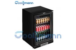 China Double Layer Backbar Cooler Wire Tube Condenser Glass Display Fridge supplier