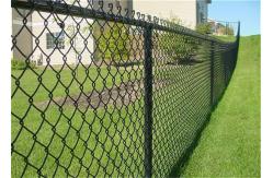 China 60x60mm Pvc Coated Galvanized Chain Link Fence Fabric For Security supplier