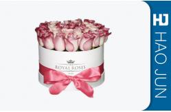 China Flower Bouquet Delivery Boxes , Recyclable White Flower Boxes Custom Design supplier