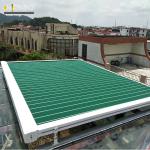 Modern Remote Control Skylight Awning Conservatory Canopy Motorised Retractable Roof for sale