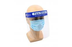 China Protective Splash Face Shield Anti Bacteria Prevent Spittle PET Material supplier