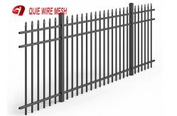 China Black Wire Mesh Fence Panels Aluminium Spear Top Fencing For Residential Use supplier