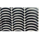 China Curve Black PTFE Mouse Skates Mouse Feet Dimension 43*8*0.8mm manufacturer