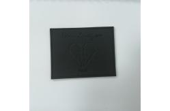 China Washable Label Embossed Leather Patches Suede Microfiber PU supplier