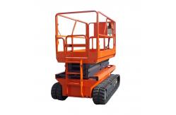 China 200kg 4m-6m Crawler Scissor Lift Hydraulic Self Propelled Lifting Platform supplier