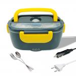 60W Stainless Steel Electric Lunch Box Warmer with Stainless Steel Cutlery Eu Plug for sale