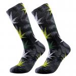 Tie Dye Maple Leaf Tide Socks High Ankle Spring And Summer for sale