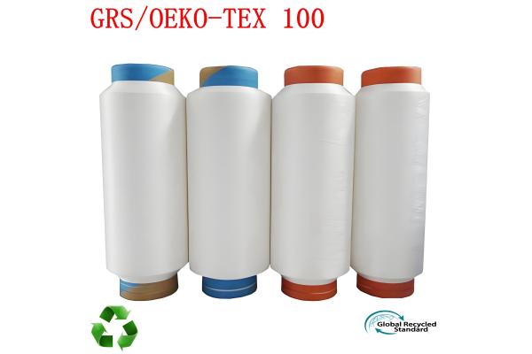 GRS Certified Dope Dyed Polyester Filament Yarn 150D/48F With OEKO TEX 100
