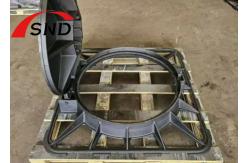 China Double Hinge And Double Closing Ductile Iron Manhole Cover 600*600mm C250 supplier