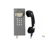 Weatherproof Inmate Jail Telephone Robust Housing Durable Keypad With Grey Color for sale