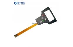 China 0.15mm PET F150 Customized FPC Membrane Switch With 1.0mm Zif End supplier