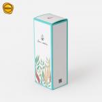 5.5cm Ivory Folding Skincare Packaging Box Lotion Color Printing for sale