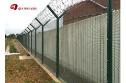 China Powder Coated Wire Mesh Fence Panels Security Welded 358 Prison Mesh Fencing supplier
