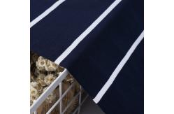 China Comfortable Care And Smooth Simple Striped Knit Fabric For Casual Wear supplier