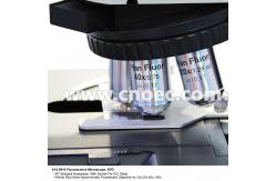 China Trinocular Infinity Optical Fluorescence Microscope With Halogen Lamp supplier
