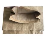 Building Material 120gsm Heat Sealed Paper Bags With Pinch Bottom for sale
