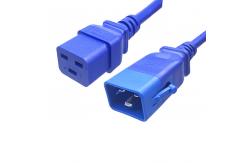 China 1.2m 1.5m IEC Power Extension Cable , C19 To C20 UL Listed Power Cable supplier