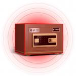 0.55 Cu Ft Fingerprint Lock Office Safe Box For Security
