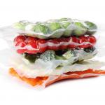 Custom 30x30cm Storage Saver Frozen Food Packaging Bag Transparent Plastics Nylon Vacuum Seal Bags For Food Meat Fish And Nuts for sale
