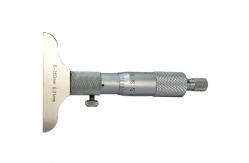 China 0-150mm Depth Gauge Micrometer With Spherical And Flat Measuring Ends supplier
