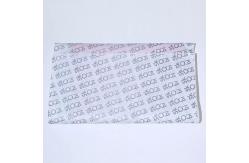 China Custom Black Logo White Recycled Tissue Paper Wrap Roll For Shoe Gift supplier