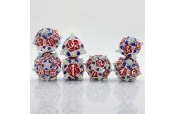 China Polyhedral Metal Hollow Dice RPG Role Playing DND Dungeons And Dragons Tabletop Game supplier