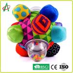 25cm Baby Rattle Ball Super soft plush fabric CPSIA Standard for sale