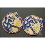 Potter Running Metal Award Medals With Smooth Or Sandblasted Back Customized Shape for sale