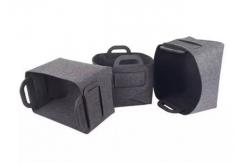 China Reusable Practical Foldable Felt Storage Basket Multipurpose Waterproof supplier