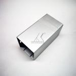 Lighting Fixture CNC Aluminum Housing Profile Square Shape Rounded Angle