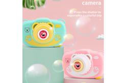 China 3xAA Bubble Machine Camera 240g environmentally friendly materials With LED Light supplier