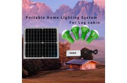 China 25W 11V 5200mah Solar Emergency Lights With Solar Charging supplier