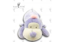 China Whimsical Cartoon Stuffed Animals 56 X 37cm Purple Plush Monkey Toy supplier