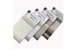 China 100% Polyester Zebra Window Blinds Fabric Blackout Double Layer Zebra Fabric supplier