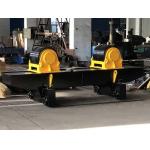 60T Automatic Conventional Pipe Rotator Welding , Yellow Pipe Turning Rolls for sale