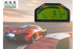 China Green Backlight Race Car Gauges Digital Sensor LCD Dash 12V Universal DO904 supplier