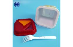 China Instant Food 92MM IML Plastic Containers With Holes supplier