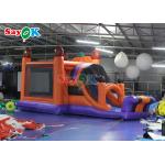 Pumpkin Halloween Inflatable Bounce Castle With Slide Inflatable Combos For Party