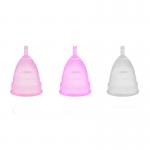 China Factory Custom FDA  100% Medical Silicone Eco Friendly Menstrual Cup