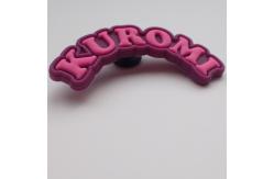 China Slippers Silicone Badge PVC Rubber Patch Using Buckle On Technics supplier