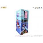 70g/Cup Remote Controlled Soft Ice Cream Vending Machine With Cash Card Payment for sale