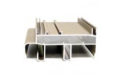 China 6063 T3 T8 Aluminum Window Profiles Beige Powder Coated Surface supplier